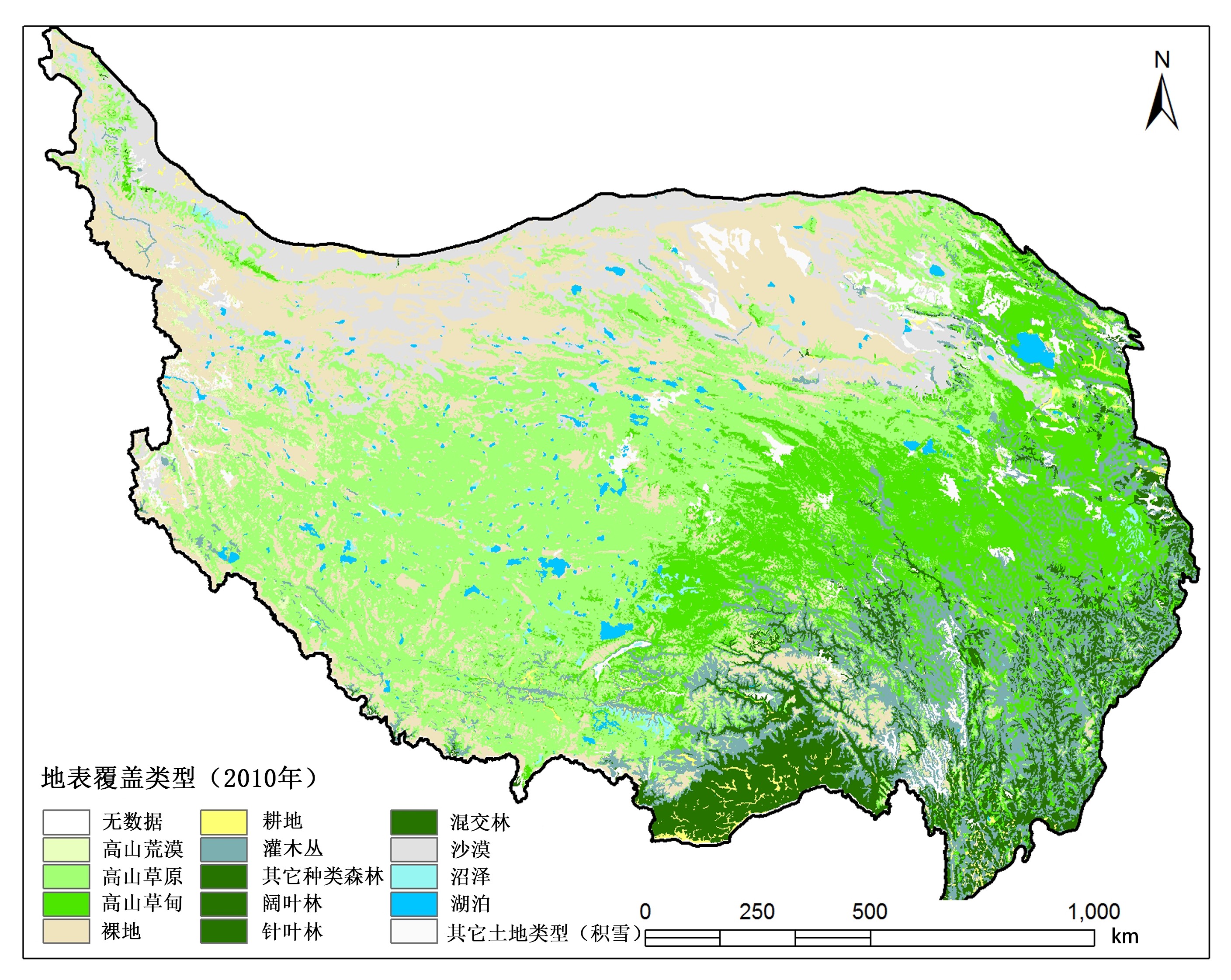 海拔植被分布图图片